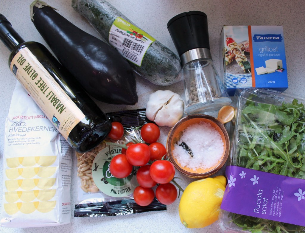 Ingredienser til salaten