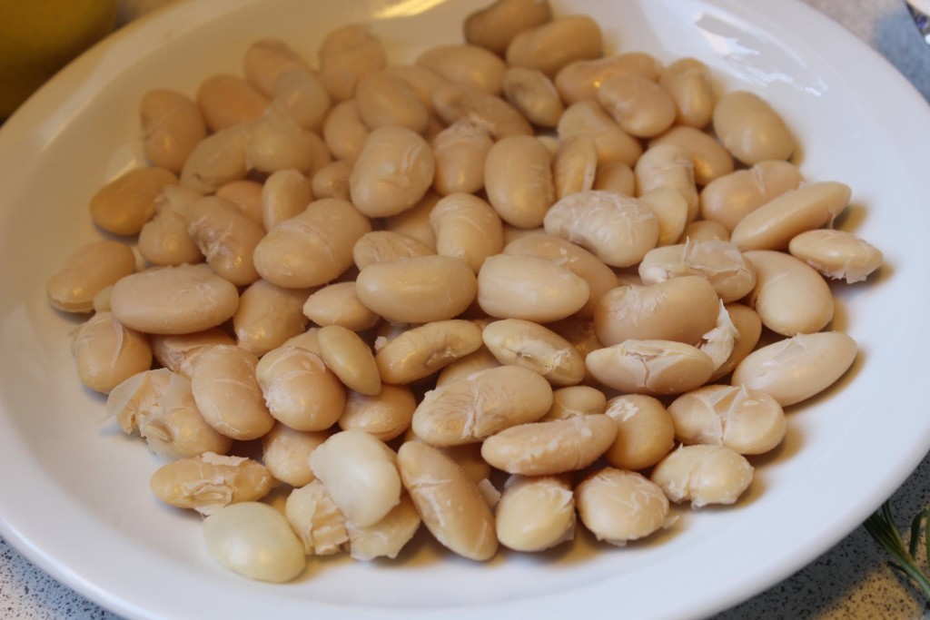 Kogte butterbeans.