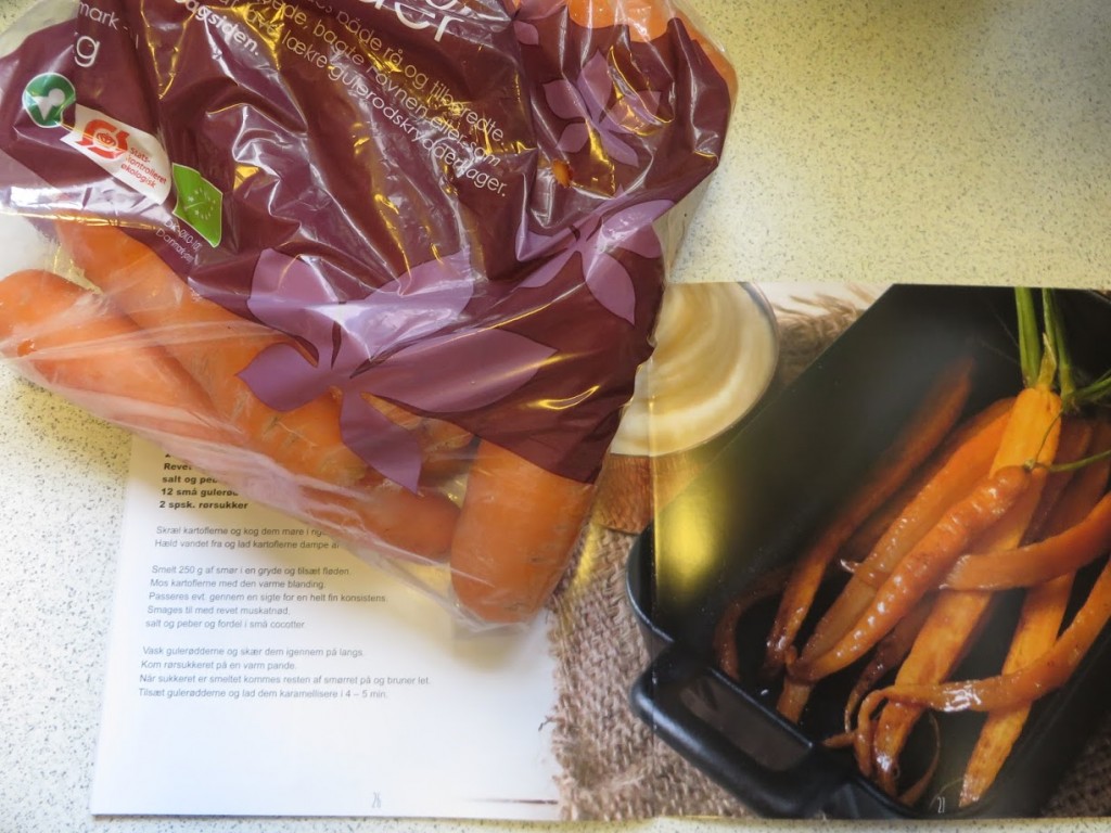 Karamelliserede gulerødder smager skønt - og endnu bedre, hvis det r årstid for små spæde forårs-gulerødder.
