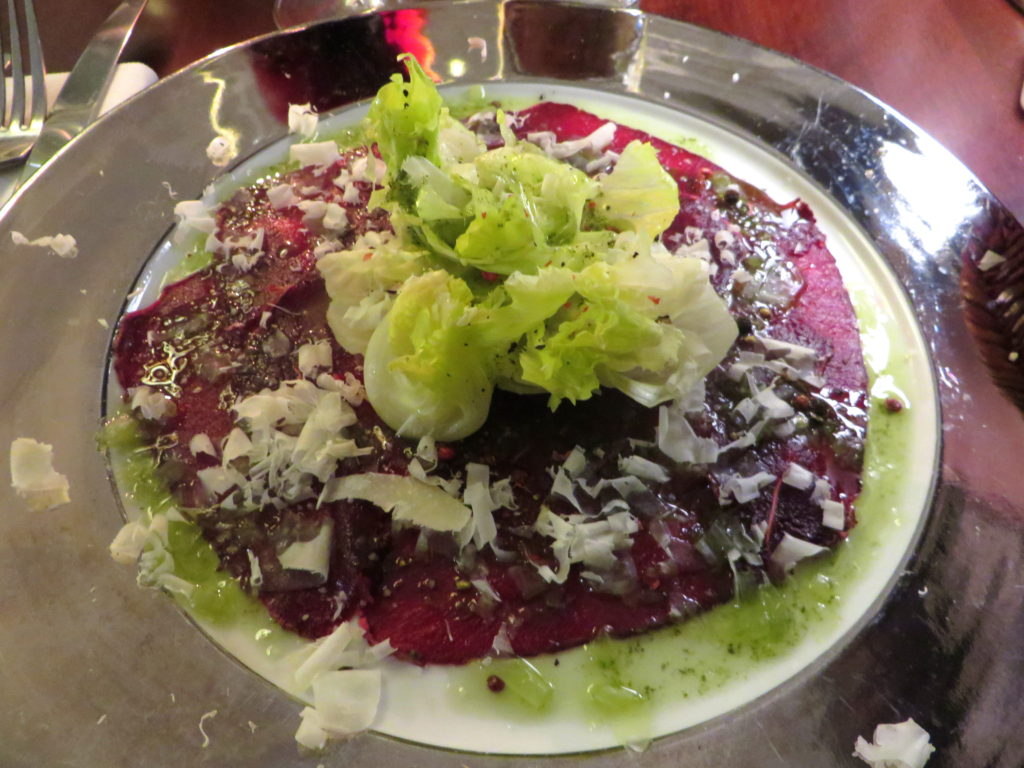 Hvalcarpaccio