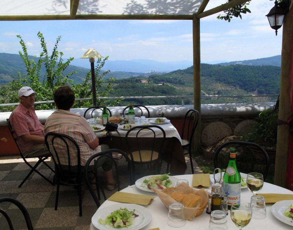 Men sådan en udsigt her er hvad man tager til Toscana efter....